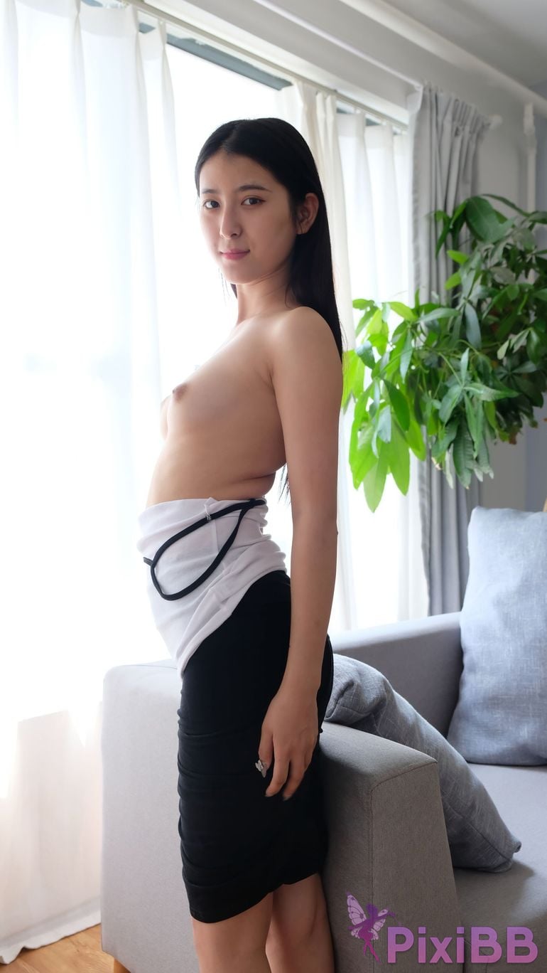 Private Photoshoot He Rui Long legged sister goddess Full scale private photography PixiBB.COM 222